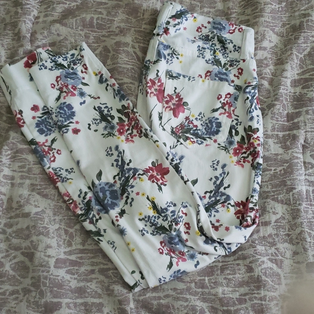 Floral jeggings